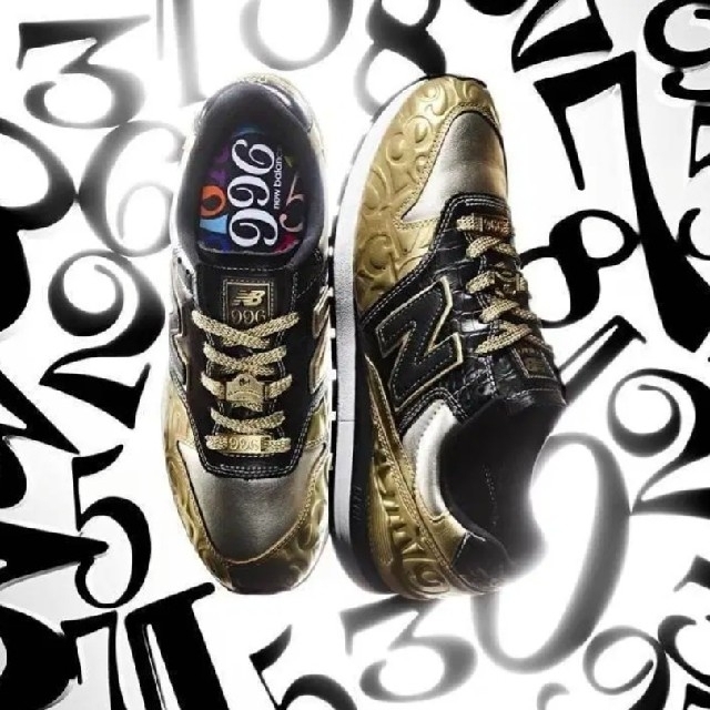 New Balance(ニューバランス)のFRANCK MULLER × NEW BALANCE CM996 "GOLD" メンズの靴/シューズ(スニーカー)の商品写真