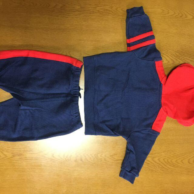 POLO RALPH LAUREN(ポロラルフローレン)のポロラルフローレン　スウェットセットアップ キッズ/ベビー/マタニティのベビー服(~85cm)(トレーナー)の商品写真