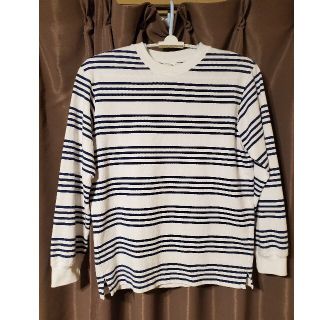 ユニクロ(UNIQLO)のウォッシュボーダーT（ユニクロ）(Tシャツ/カットソー(七分/長袖))