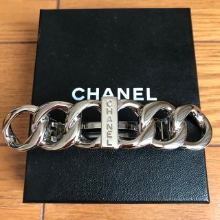 シャネル(CHANEL)の【CHANEL：シャネル】◆ロゴ♪ヘアバレッタ◆(バレッタ/ヘアクリップ)