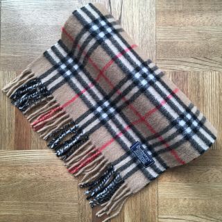 バーバリー(BURBERRY)のBurberry カシミアマフラー イギリス製(マフラー/ショール)