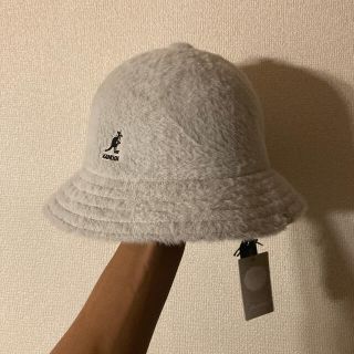 カンゴール(KANGOL)の⚠️新品未使用⚠️ ハット　カン　ゴール×オーバーライド　シルバー、グレー(ハット)