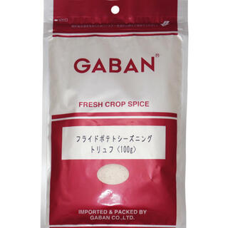 ギャバン(GABAN)のGABAN フライドポテトトリュフシーズニング 100g(調味料)