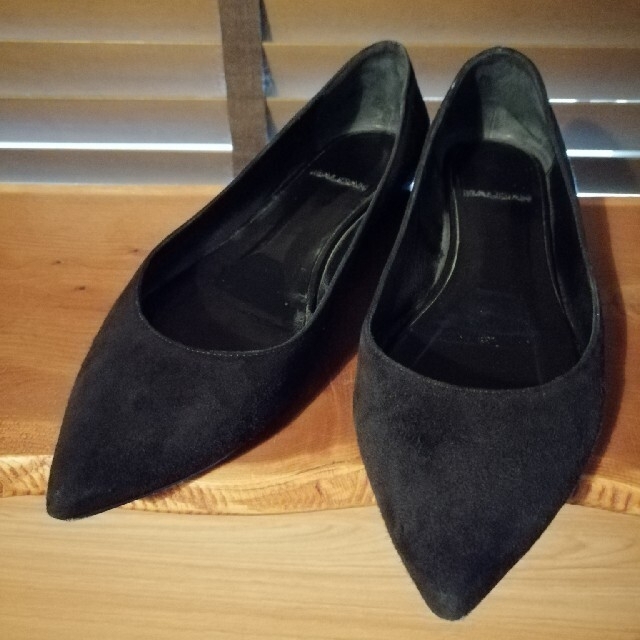DEUXIEME CLASSE(ドゥーズィエムクラス)のBALDAN バルダン パンプス スエード ブラック レディースの靴/シューズ(ハイヒール/パンプス)の商品写真
