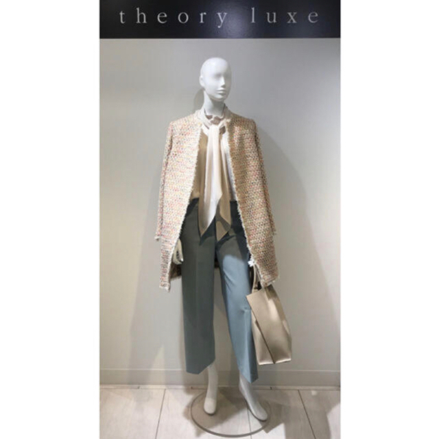 Theory luxe 19ss カラフルツイードコート