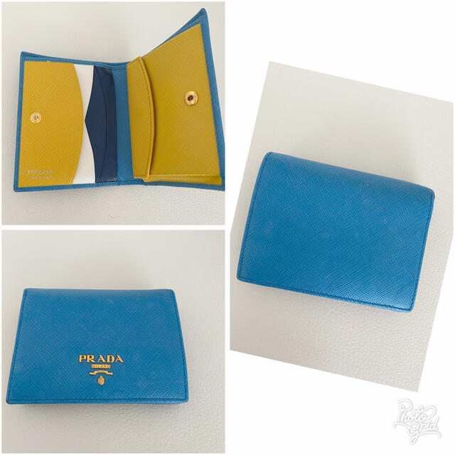 PRADA(プラダ)のPRADA プラダ　定価完売品　サフィアノ2つ折り財布 レディースのファッション小物(財布)の商品写真