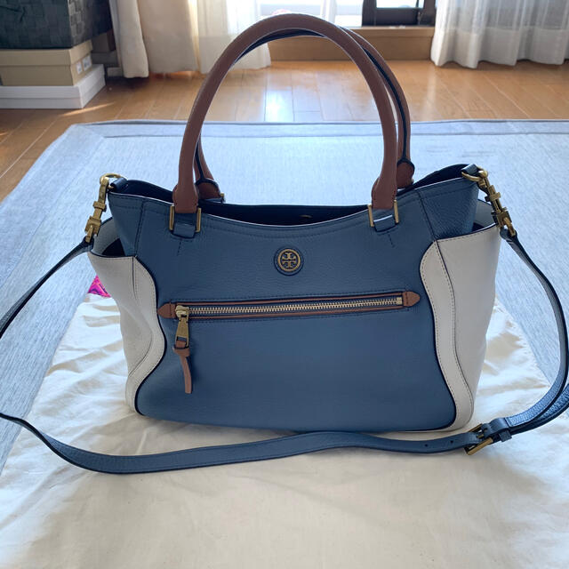 TORY BURCH トリーバーチ 2way ハンド ショルダーバッグ 牛革バッグ