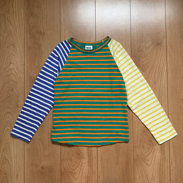 BREEZE(ブリーズ)のbreeze ボーダー ロンT クレイジーカラー 120 キッズ/ベビー/マタニティのキッズ服男の子用(90cm~)(Tシャツ/カットソー)の商品写真