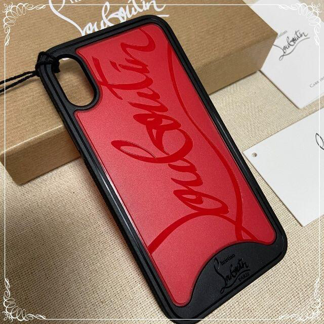 スマホ/家電/カメラ新品♪憧れのルブタン☆iPhoneX/XS用ケース Red&Black