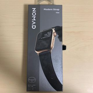 アップルウォッチ(Apple Watch)のNOMAD Modern Strap Black レザー Apple Watch(レザーベルト)