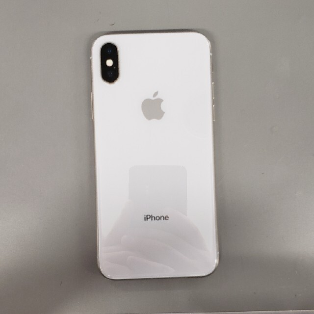 iPhone(アイフォーン)のiPhone X 64GB シルバー 難あり スマホ/家電/カメラのスマートフォン/携帯電話(スマートフォン本体)の商品写真