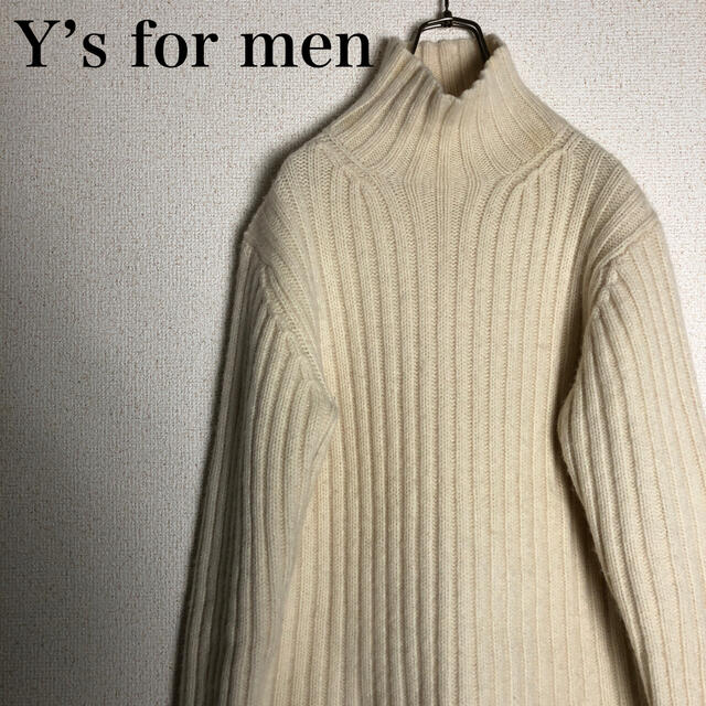 Y’s for men コットンリブ編み タートルネックニット サイズ3