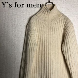 ワイズ(Y's)のY’s for men コットンリブ編み タートルネックニット サイズ3(ニット/セーター)