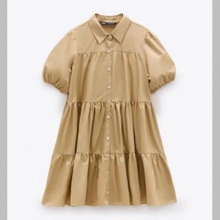 ザラ(ZARA)のティアードミニワンピース(ミニワンピース)