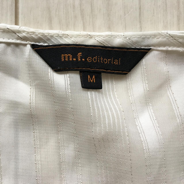 m.f.editorial(エムエフエディトリアル)のブラウス レディースのトップス(シャツ/ブラウス(半袖/袖なし))の商品写真