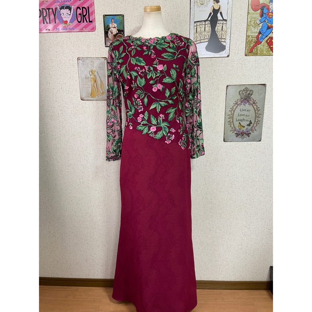 TADASHI SHOJI(タダシショウジ)の新品 8 Tadashi Shoji ドレス WL11318NT レディースのワンピース(ロングワンピース/マキシワンピース)の商品写真