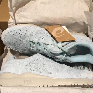 アシックス(asics)のヘリウム　水色系　27.5cm kith asics gel-lyte3 キス(スニーカー)