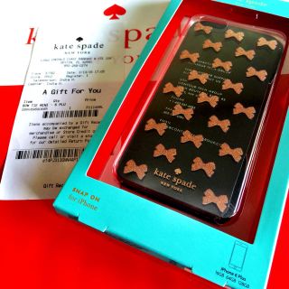 ケイトスペードニューヨーク(kate spade new york)の値下げ！iPhone6plus リボン柄(iPhoneケース)