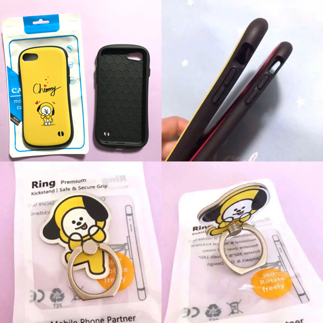 防弾少年団(BTS)(ボウダンショウネンダン)のチミー iPhone7/8ケース&リング　BT21 BTS防弾少年団CHIMMY エンタメ/ホビーのおもちゃ/ぬいぐるみ(キャラクターグッズ)の商品写真