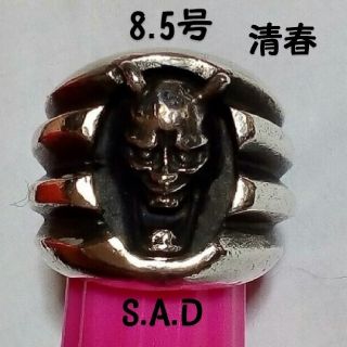 29.3g 清春 8.5号 般若 シルバーリング 純銀 S.A.D(リング(指輪))