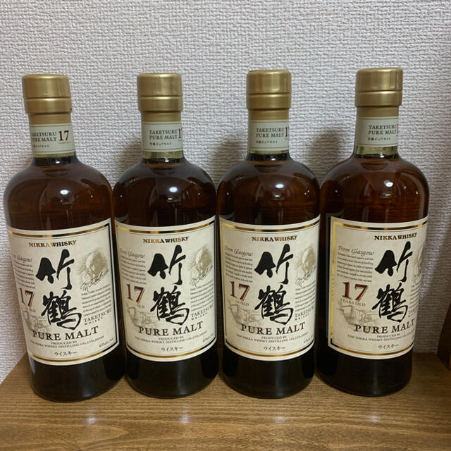 ニッカ　竹鶴17年　700ml 4本セット