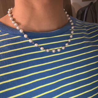 キャピタル(KAPITAL)のパールネックレス pearl necklace(ネックレス)