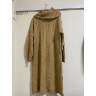 グローブ(grove)の【ほぼ新品】ニットワンピ(ロングワンピース/マキシワンピース)