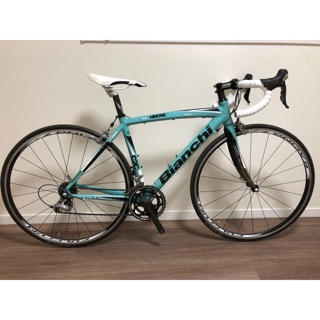 Bianchi(ビアンキ)のBianchi Via Nirone7Alucarbon105 500軽量化美品 スポーツ/アウトドアの自転車(自転車本体)の商品写真