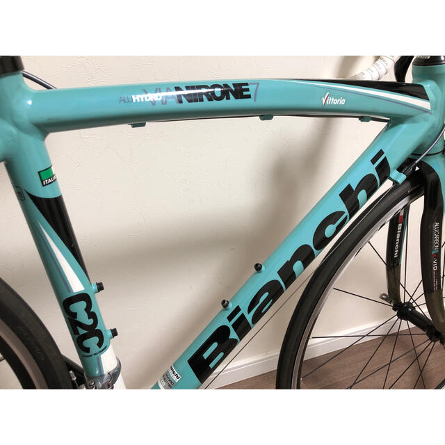 Bianchi(ビアンキ)のBianchi Via Nirone7Alucarbon105 500軽量化美品 スポーツ/アウトドアの自転車(自転車本体)の商品写真