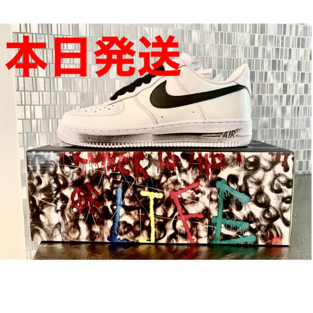 靴/シューズNIKE × G-DRAGON エアフォース1 パラノイズ