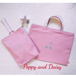 ❇️Layma様ご予約品❇️Liberty Poppy＆Daisy☆上履袋２点　(バッグ/レッスンバッグ)