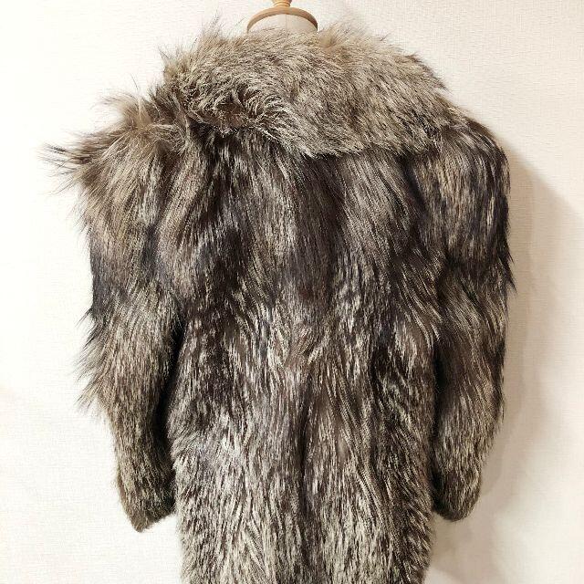 未使用！　FOX FUR　フォックスファー　毛皮　コート　ジャケット　バブル