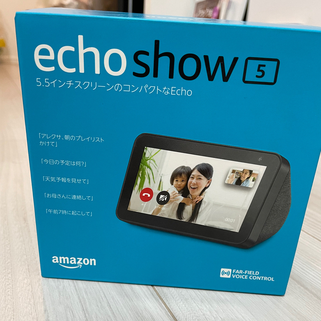 ECHO(エコー)のAmazon echo show 5 スマホ/家電/カメラのオーディオ機器(スピーカー)の商品写真