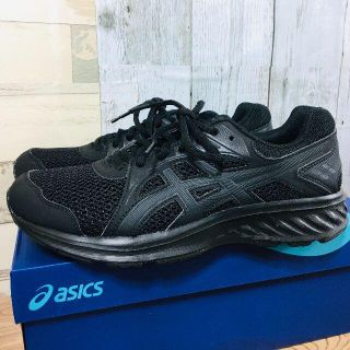 アシックス(asics)の【asics】メンズスニーカー　25cm　黒　11.27☆023(スニーカー)