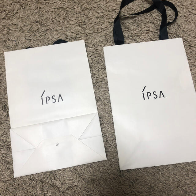 IPSA(イプサ)のipsa 紙袋 2枚セット レディースのバッグ(ショップ袋)の商品写真