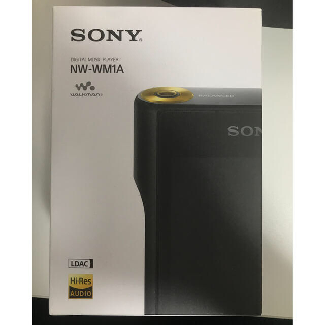 WALKMAN(ウォークマン)のSONY NW-WM1A、レザーケース スマホ/家電/カメラのオーディオ機器(ポータブルプレーヤー)の商品写真