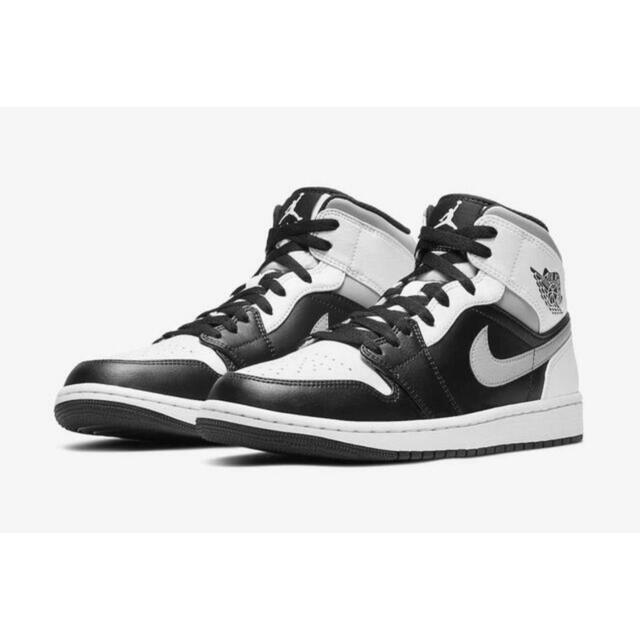 AIR JORDAN 1 MID  "WHITE SHADOW"