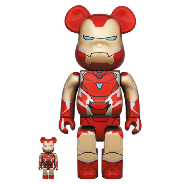 フィギュアBE@RBRICK IRON MAN MARK 85 100％ & 400％