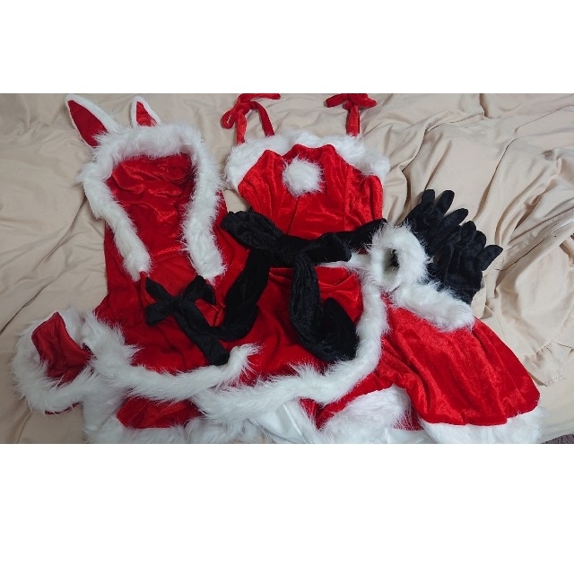 クリスマス サンタ うさ耳 コスプレ エンタメ/ホビーのコスプレ(衣装一式)の商品写真