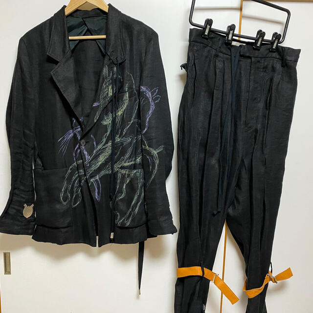 BED J.W. FORD 2019SSホース ブラック セットアップ 黒-