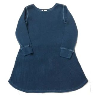 デニムダンガリー(DENIM DUNGAREE)のmiti ワッフルジャガードワンピース S(ワンピース)