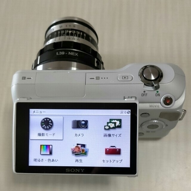 名玉ゼブラ！INDUSTAR 61 とソニーSony NEX 3 の組合わせ 3