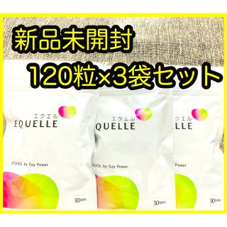 オオツカセイヤク(大塚製薬)の【新品未開封】エクエルパウチ 120粒 3袋セット（エクエル パウチ）(その他)