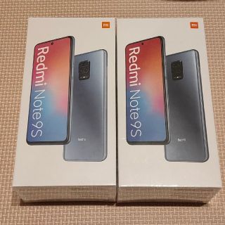 アンドロイド(ANDROID)のシャオミ Xiaomi REDMI NOTE9S BL 64GB 2台セット(スマートフォン本体)