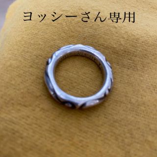 クロムハーツ(Chrome Hearts)のクロムハーツ　スクロール　バンド　リング(リング(指輪))