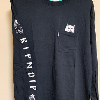 パンクドランカーズ(PUNK DRUNKERS)のRIPNDIP リップンディップ　ロンT 美品(Tシャツ/カットソー(七分/長袖))