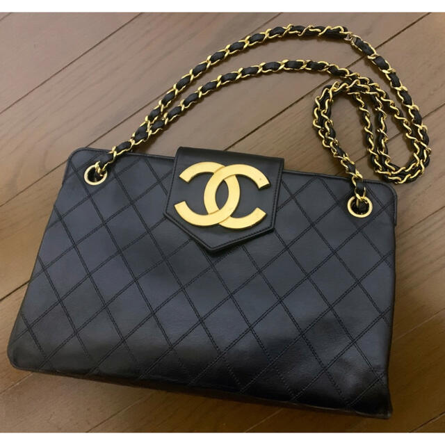 CHANEL(シャネル)の専用　正規修理明細付＆超美品！シャネル 超デカココ  2wayチェーンバッグ レディースのバッグ(ショルダーバッグ)の商品写真