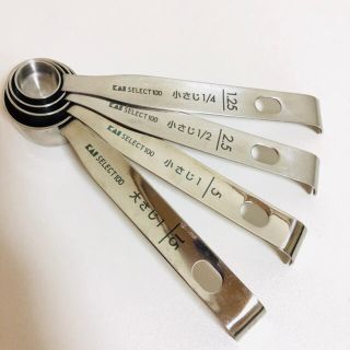貝印　計量スプーン　4本組　ステンレス(調理道具/製菓道具)