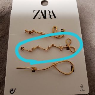 ザラ(ZARA)の新品 ZARA パール ヘアピン 写真の真ん中 1点(ヘアピン)