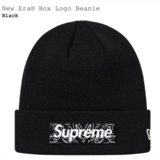 シュプリーム(Supreme)の国内正規品 supreme bandana box logo beanie 黒(ニット帽/ビーニー)